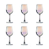 Wine Glasses Set of 6 | Drinkware Glasses