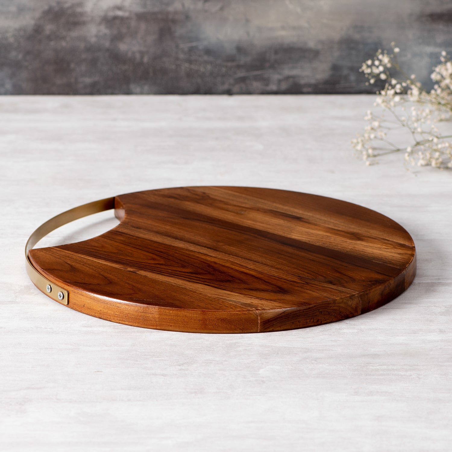 Wood deals serving plates