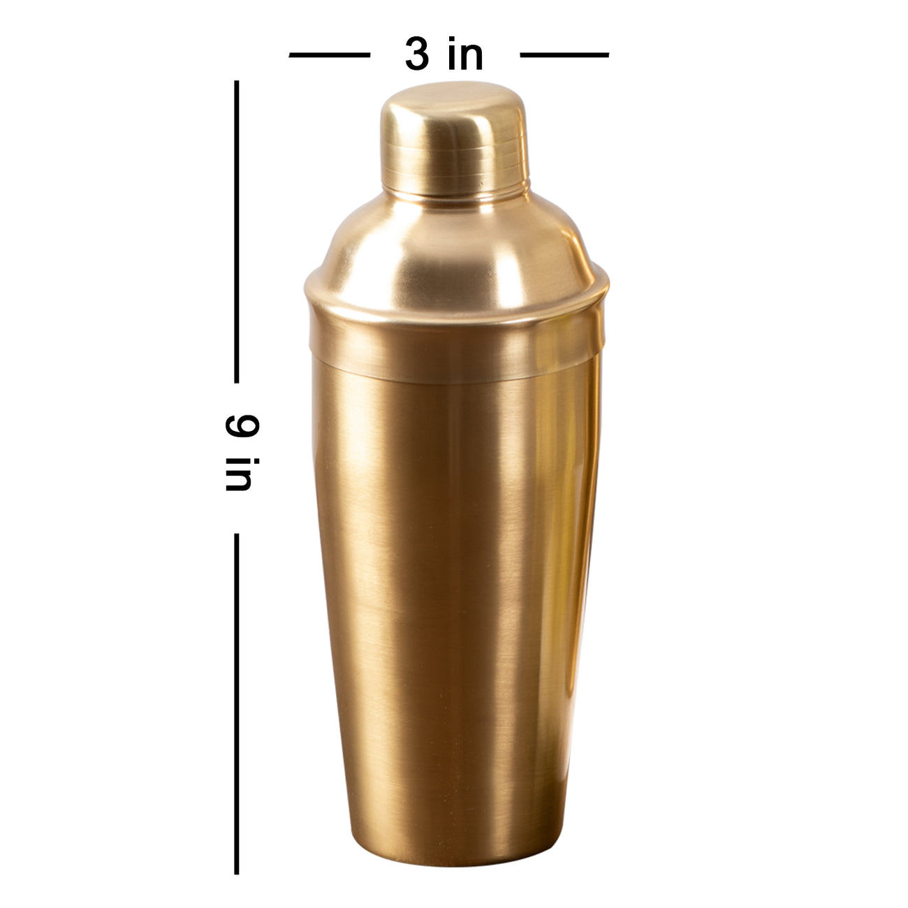 gold cocktail shaker