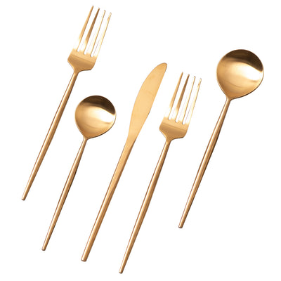 Miaa Cutlery (Gold)- Set Of 5