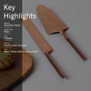 Dessert Server & Knife - Set Of 2