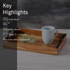 buy online wooden tray with handles